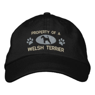 Property of a Welsh Terrier Embroidered Hat