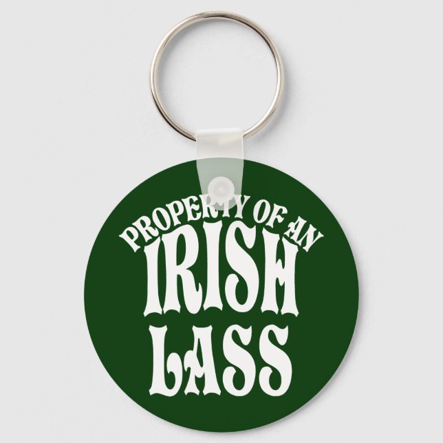 Property of an Irish Lass Keychain (Front)