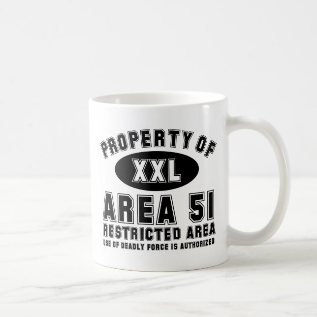 Property of Area 51 Coffee Mug (Right)