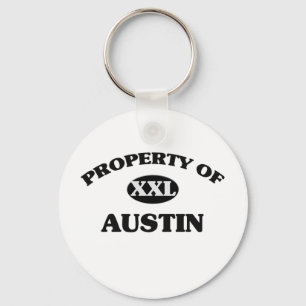 Property of AUSTIN Keychain