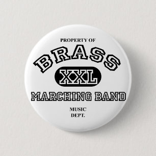 Property of Brass 2 Inch Round Button