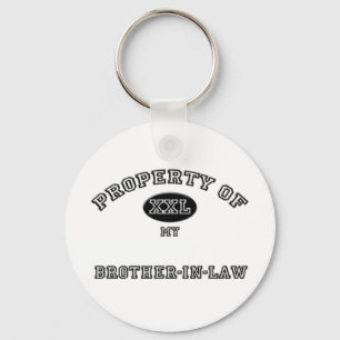 Property of Brother-in-Law Keychain