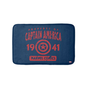 Property Of Captain America Bath Mat