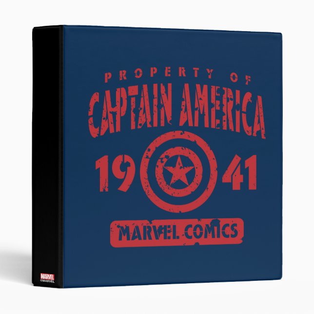 Property Of Captain America Binder (Front/Spine)