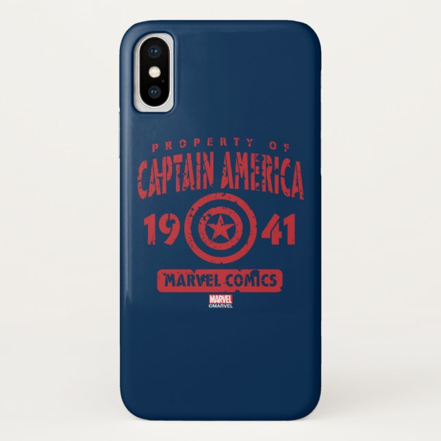 Property Of Captain America Case-Mate iPhone Case (Back)