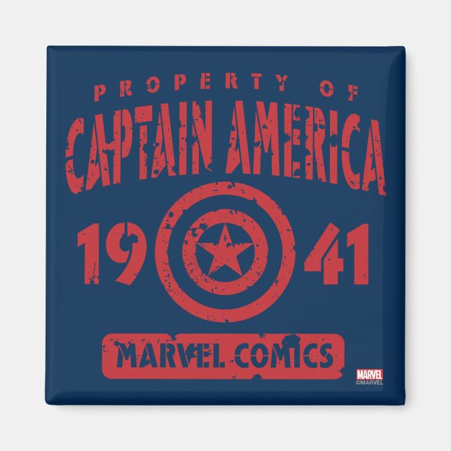 Property Of Captain America Magnet (Front)