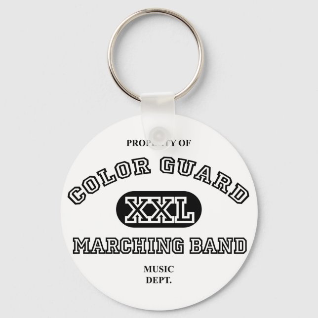Property of Colorguard Keychain (Front)