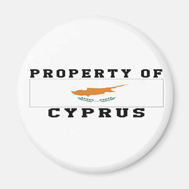 Property Of Cyprus Magnet (Front)