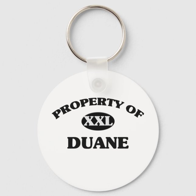Property of DUANE Keychain (Front)