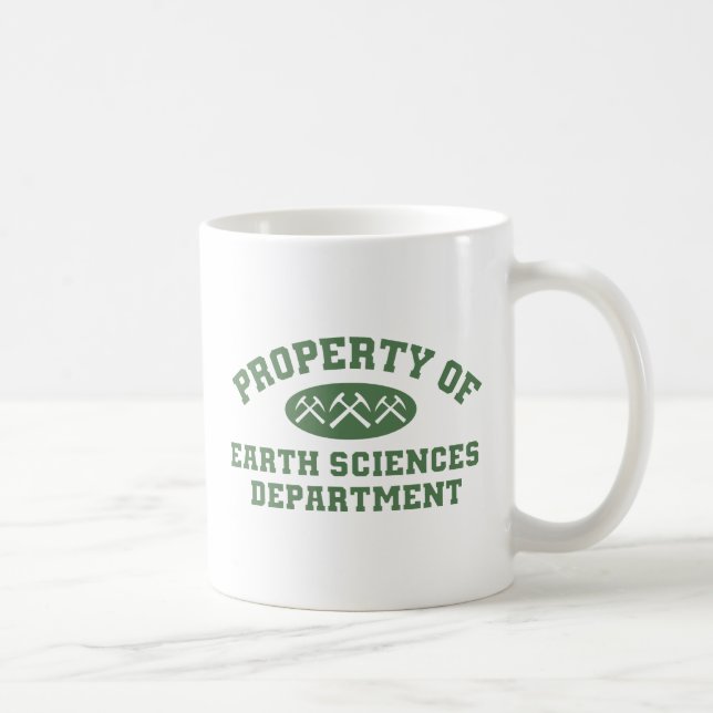 Property Of Earth Sciences Department Coffee Mug (Right)