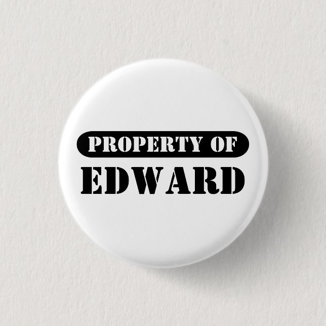 Property of Edward Button (Front)