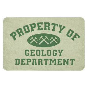 Property Of Geology Department Magnet