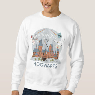 Property of Hogwarts Cartoon Graphic Sweatshirt