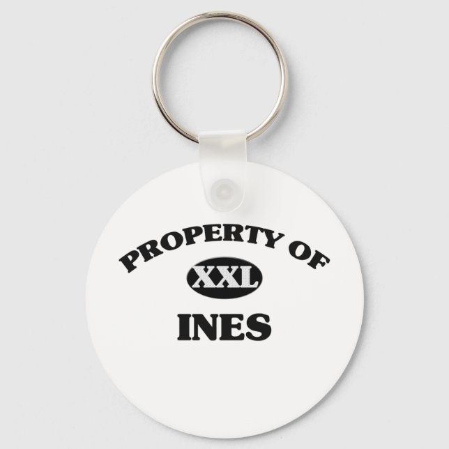 Property of INES Keychain (Front)