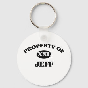 Property of JEFF Keychain