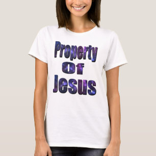 Property Of Jesus, Religious Logo, T-Shirt