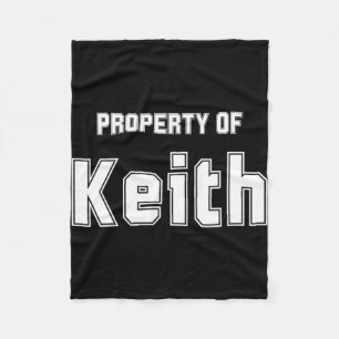 Property Of Keith Funny Bachelorette Gifts For Bri Fleece Blanket