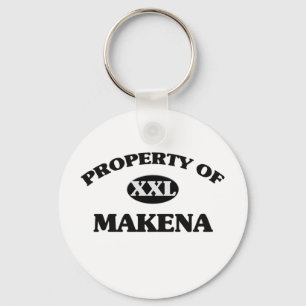 Property of MAKENA Keychain