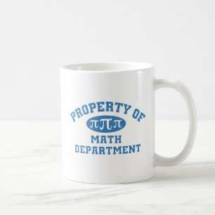 Property Of Math Department (blue) Coffee Mug