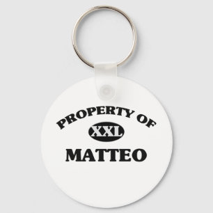 Property of MATTEO Keychain