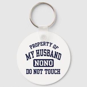 Property of my Husband Keychain