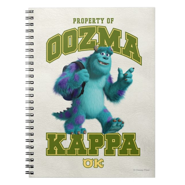 Property of OOZMA KAPPA Notebook (Front)