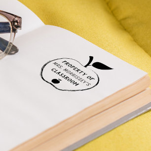 Property Of Personalized Apple Self-inking Stamp