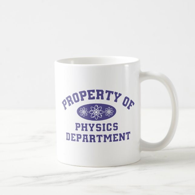Property Of Physics Department Coffee Mug (Right)
