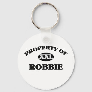 Property of ROBBIE Keychain