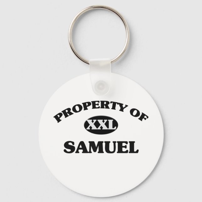 Property of SAMUEL Keychain (Front)