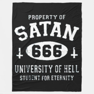PROPERTY OF SATAN FLEECE BLANKET
