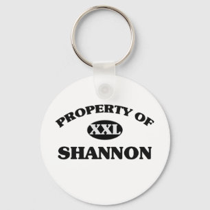 Property of SHANNON Keychain
