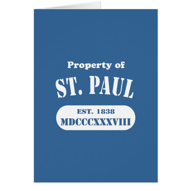 Property of St. Paul (Front)