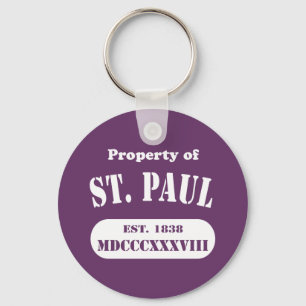Property of St. Paul Keychain