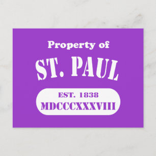 Property of St. Paul Postcard