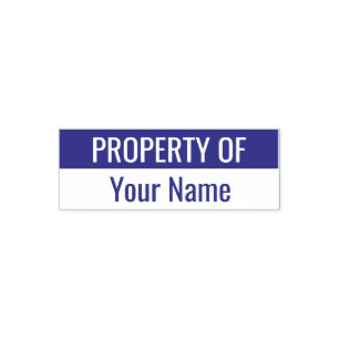 Property Of Template Self-inking Stamp
