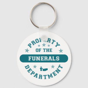Property of the Funerals Department Keychain