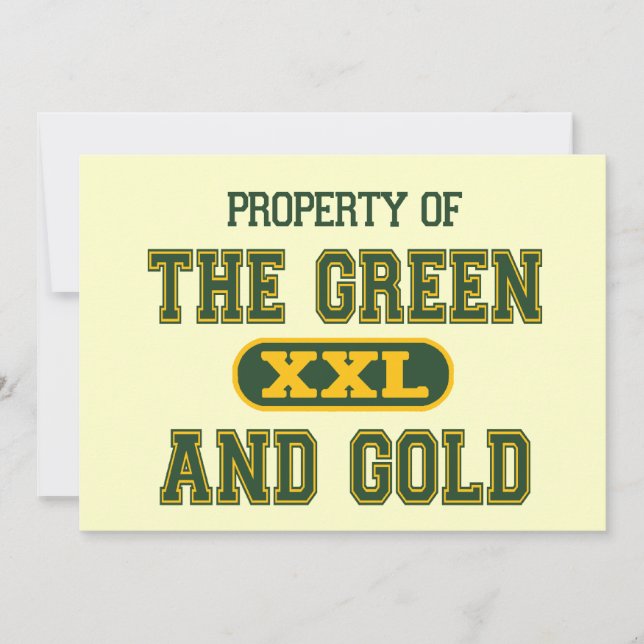 Property of The Green and Gold1 (Front)