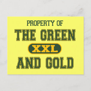 Property of The Green and Gold1 Postcard