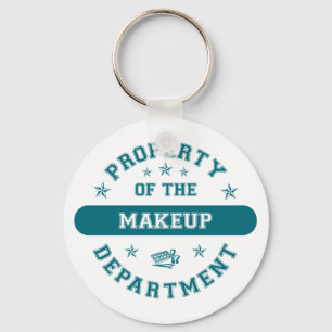Property of the Makeup Department Keychain