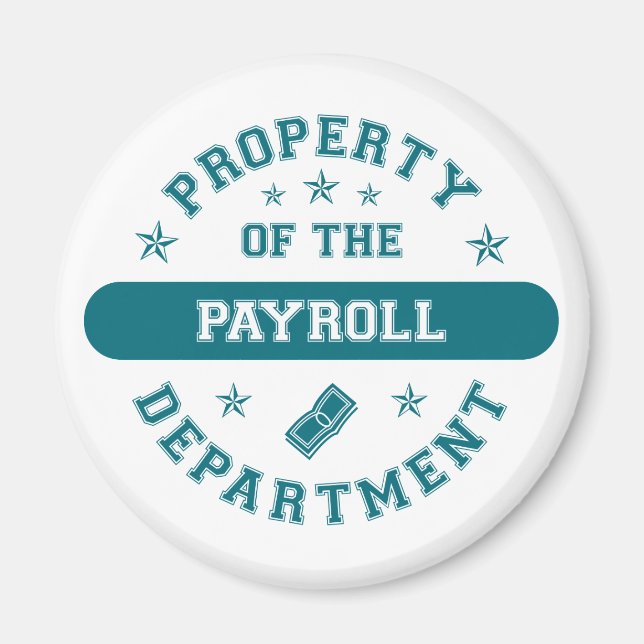 Property of the Payroll Department Magnet (Front)
