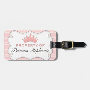 Property of the Princess Tiara Luggage Tag