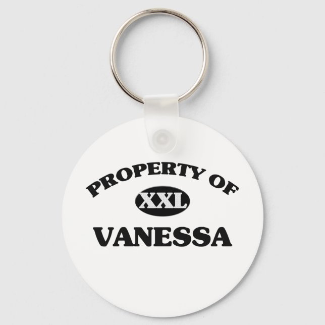 Property of VANESSA Keychain (Front)