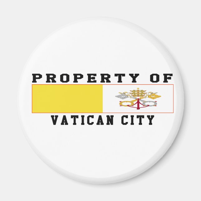 Property Of Vatican City Magnet (Front)