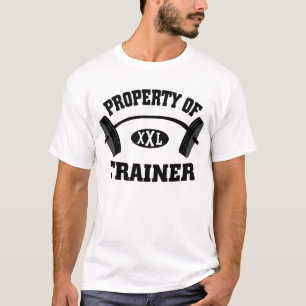 Property of XXL Weight Trainer T Shirt