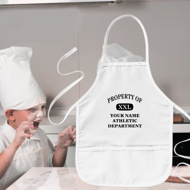 Property of XXL Your Name Kids Apron (Property of XXL Your Name Kids' Apron)