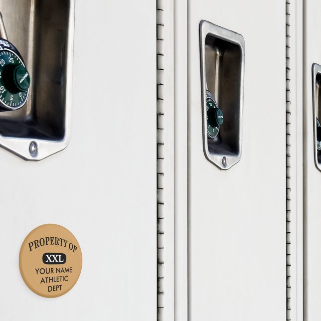 Property of XXL Your Name Magnet (In Situ (Locker))