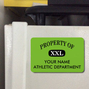 Property of XXL Your Name Magnet