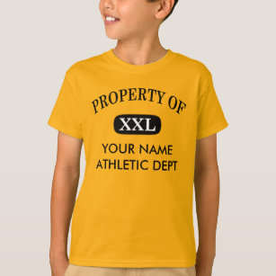 Property of XXL Your Name T-Shirt