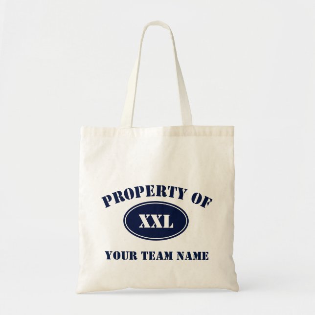 Property of Your Fantasy Team Tote Bag (Front)